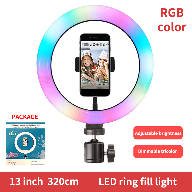 Ring Light Ring Light with Stand 18 Inch 3 Color Mode 3200k-6000k Color Temperature Dimmable 60W 400 LED Beads with Remote Controlled for Photography Phone Camera YouTube Vlog Makeup Studio Video